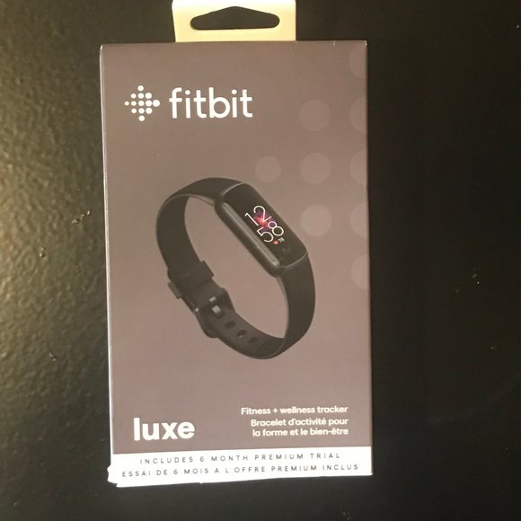 fitbit Other - BRAND NEW FITBIT LUXE, GRAPHITE STAINLESS STEEL WITH BLACK BAND